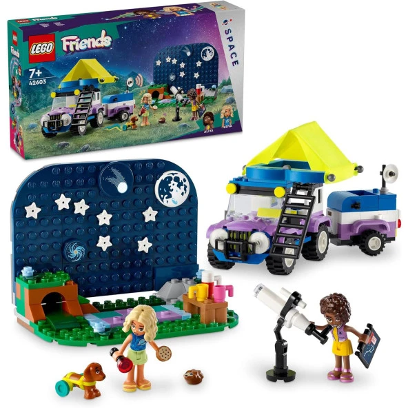 Orjinal Lego Friends Yıldız Gözlemleme Kamp Aracı Lego Friends 42603