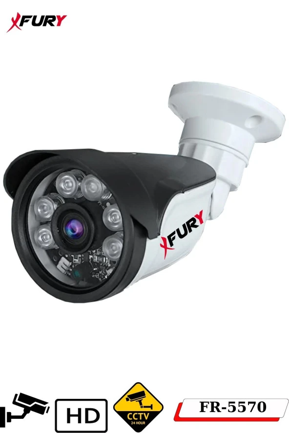 FURY 16 Kameralı Gece Görüşlü 1080P 2Mp Görüntü Full Hd Atom Led Güvenlik Kamerası Seti 5570 1 TB - Resim 5