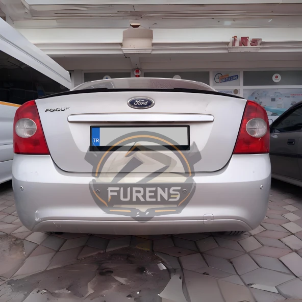 Ford Focus 2-2,5 Bagaj Üstü Slim Yarasa Spoiler Piano Black Parlak Siyah 2006-2011 - 3