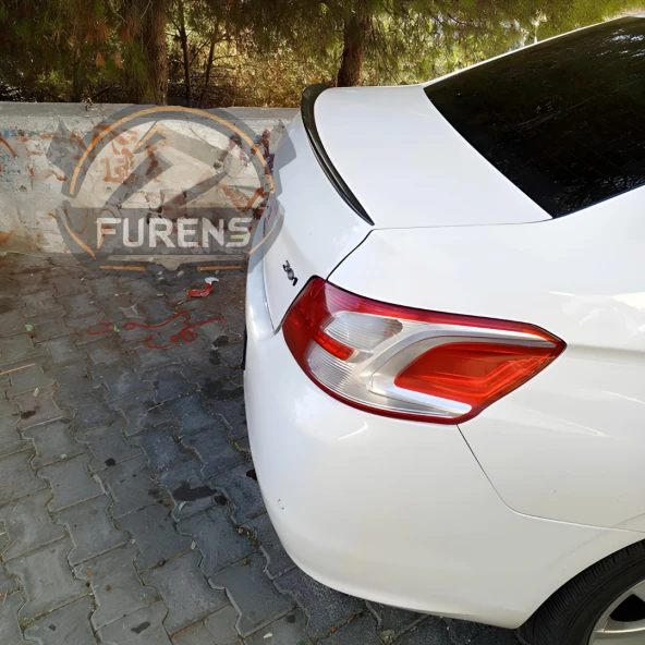 Citroen C-Elysee Bagaj Üstü Spoiler Bagaj Çıtası Pianoblack 2012-2023 arası - Resim 2