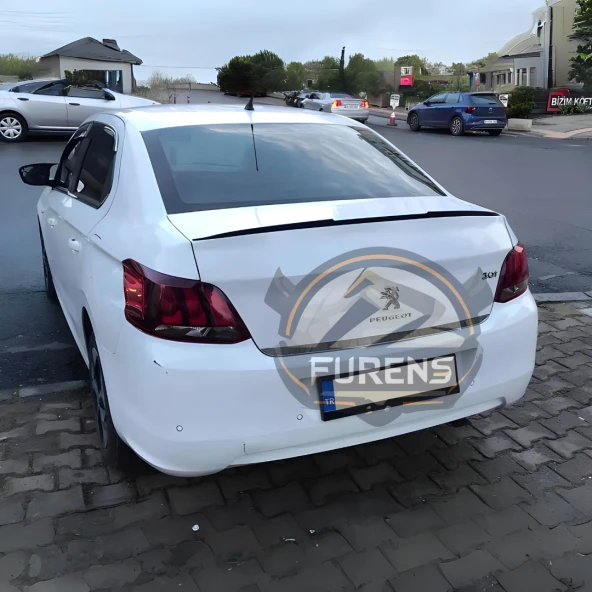 Citroen C-Elysee Bagaj Üstü Spoiler Bagaj Çıtası Pianoblack 2012-2023 arası - Resim 3