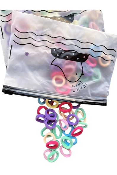 Cüzdanlı Mini Boy Lastikli Toka Set - 50 Adet - 3