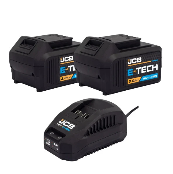 Jcb 18 V 3.0 Ah Lithium-Ion Batarya ve Şarj Cihazı Seti