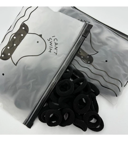 Cüzdanlı Mini Boy Lastikli Toka Set - 50 Adet - 6