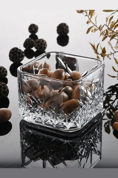 Paşabahçe Timeless Kare Cam 12'li Kase Seti 530240 ürün görseli 1