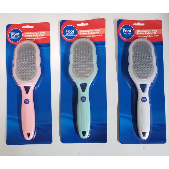 FOOT DOCTOR PASLANMAZ ÇELİK DALGA DESENLİ AYAK TÖRPÜSÜ FD 0038 - 6