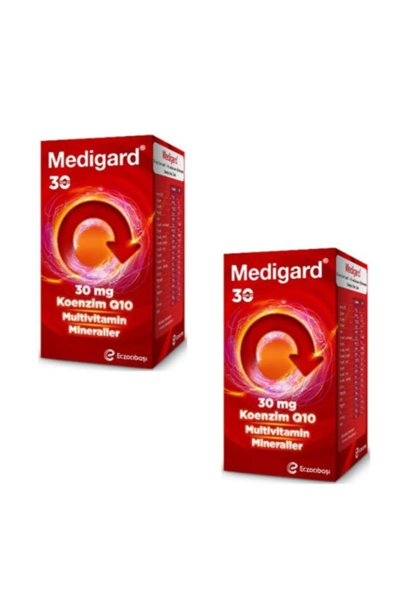 Medigard Coq10 Vitamin Mineral Kompleks 30 Tablet 2 Adet