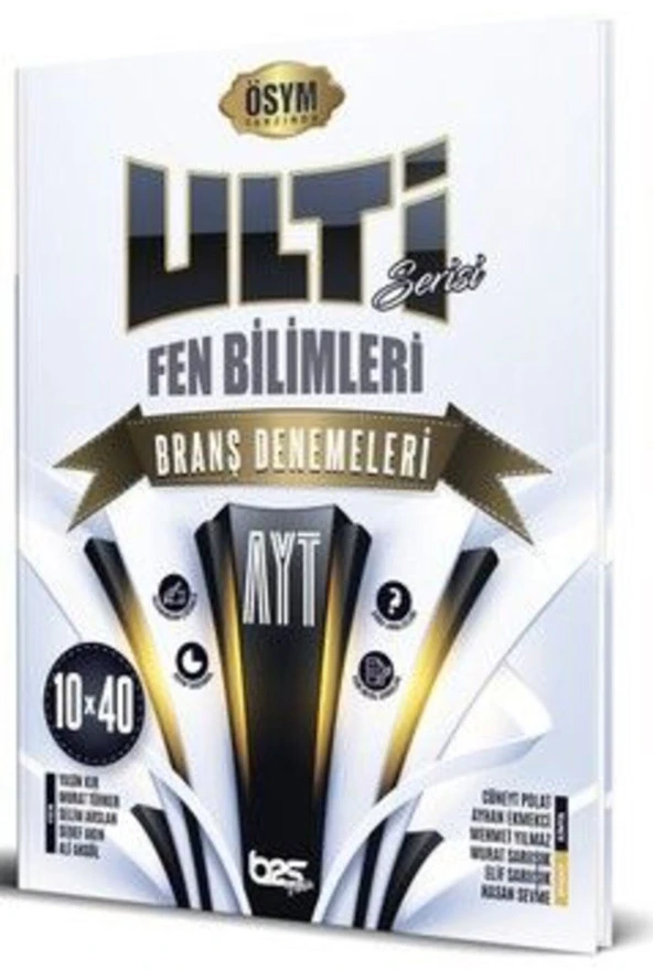 Ayt Fen Bilimleri Ulti Serisi 10 X 40 Branş Denemeleri