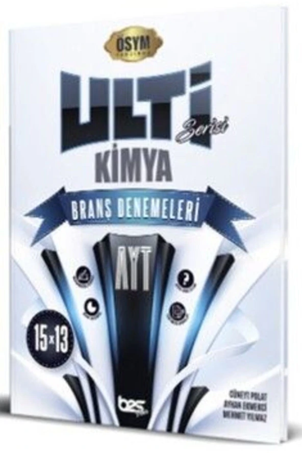Ayt Kimya Ulti Serisi 15 X 13 Branş Denemeleri