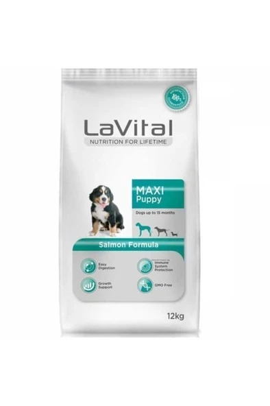 LAVİTAL BÜYÜK IRK SOMONLU YAVRU KÖPEK MAMASI 15 KG ürün görseli