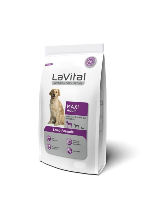 LAVİTAL YETİŞKİN KUZU ETLİ KÖPEK MAMASI 15 KG