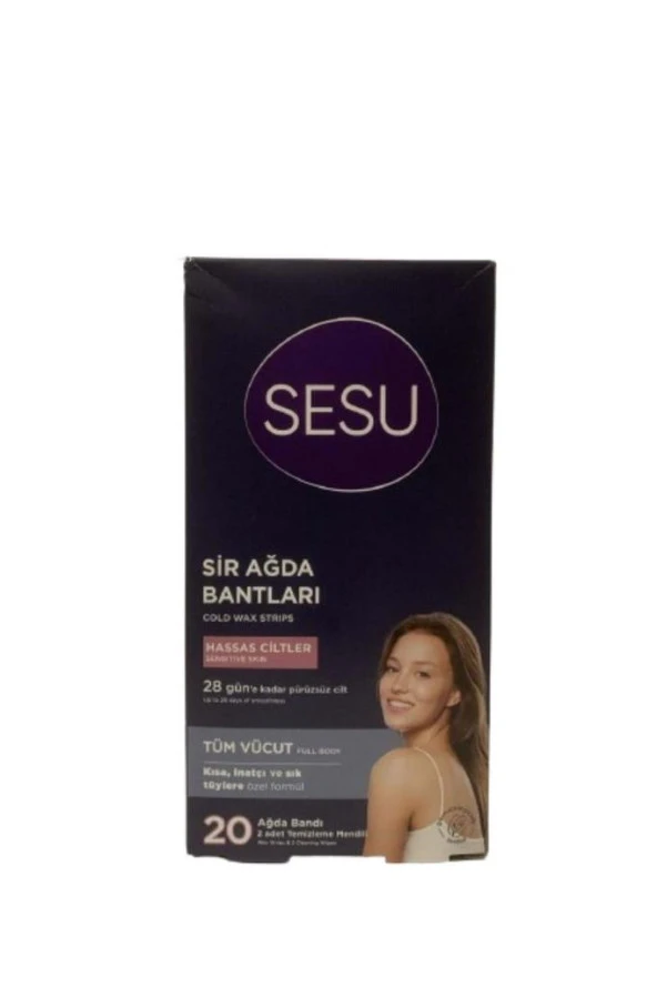 Sesu Sir Ağda Bant Hassas Ciltler 20li