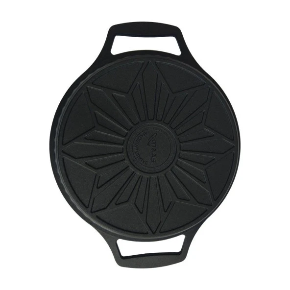 Maas Pırlanta 3 Parça Döküm Granit Sahan Seti 18-20-22 cm Siyah - 5