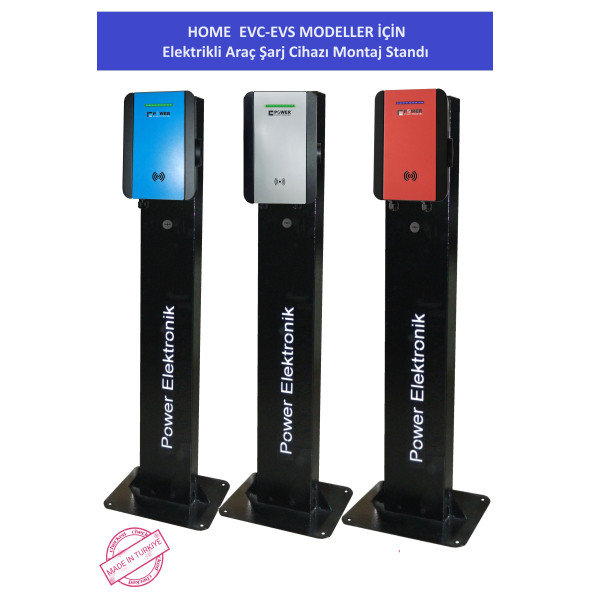 ELEKTRİKLİ ARAÇ ŞARJ MONTAJ STANDI