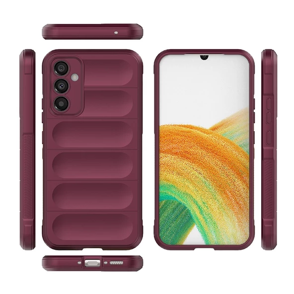 Samsung Galaxy A15 Kılıf Optimum Lens Çerçeveli Silikon Kapak - 8