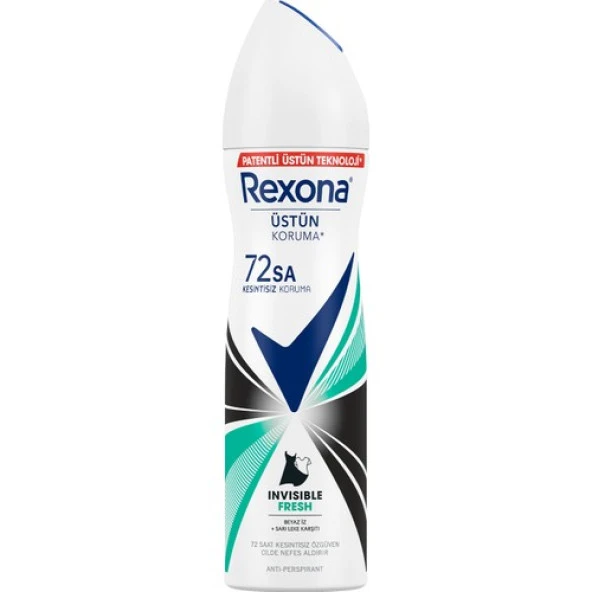 Rexona Kadın Sprey Deodorant Invisible Fresh Deep 72 Saat Kesintisiz Üstün Koruma 150 Ml - 2