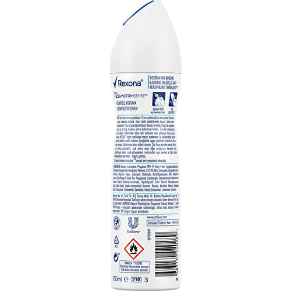 Rexona Kadın Sprey Deodorant Invisible Fresh Deep 72 Saat Kesintisiz Üstün Koruma 150 Ml - 8