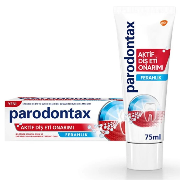 Parodontax Aktif Diş Eti Onarımı Ferahlık Diş Macunu 75ml 8681291005473