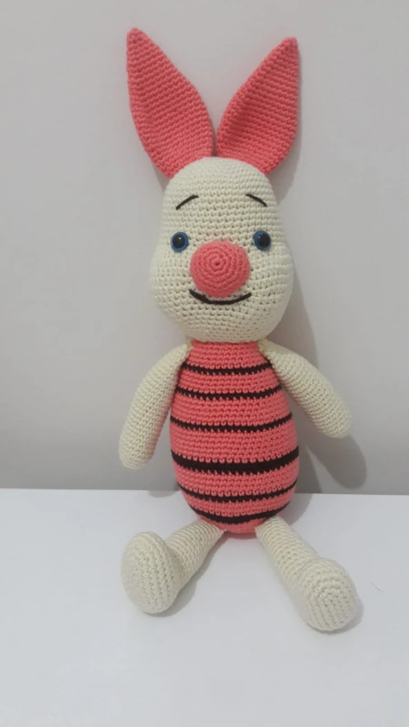 Disney Piglet Amigurumi Organik Oyuncak