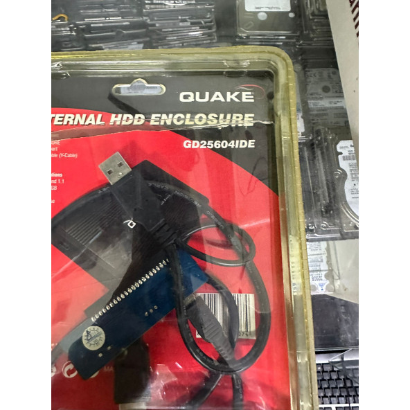 QUAKE GD25604IDE 2.5 USB 2.0 IDE SİYAH HDD KUTUSU - 2