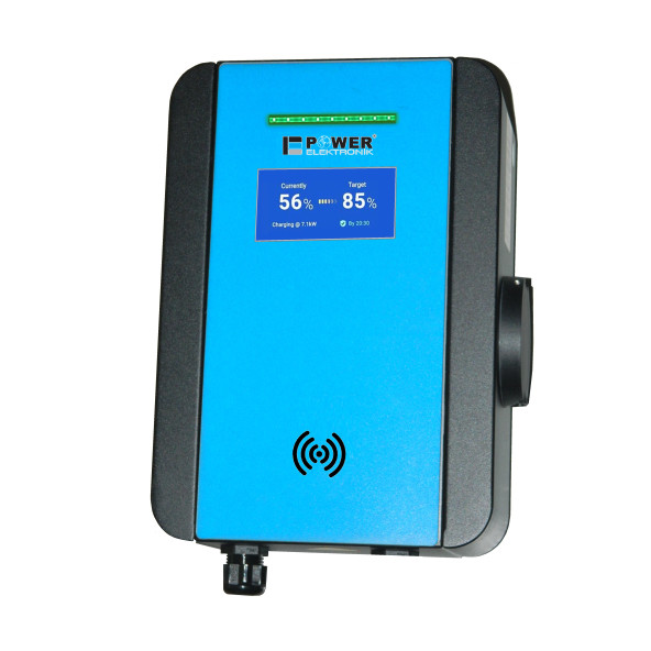 PWR33 BUSINESS -EVS-22 kW WALLBOX - TİP2 SOKET ÇIKIŞLI ELEKTRİKLİ ARAÇ ŞARJ CİHAZI