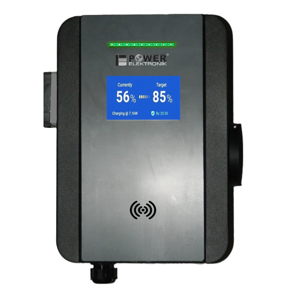 PWR33 BUSINESS -EVS-22 kW WALLBOX - TİP2 SOKET ÇIKIŞLI ELEKTRİKLİ ARAÇ ŞARJ CİHAZI - 3