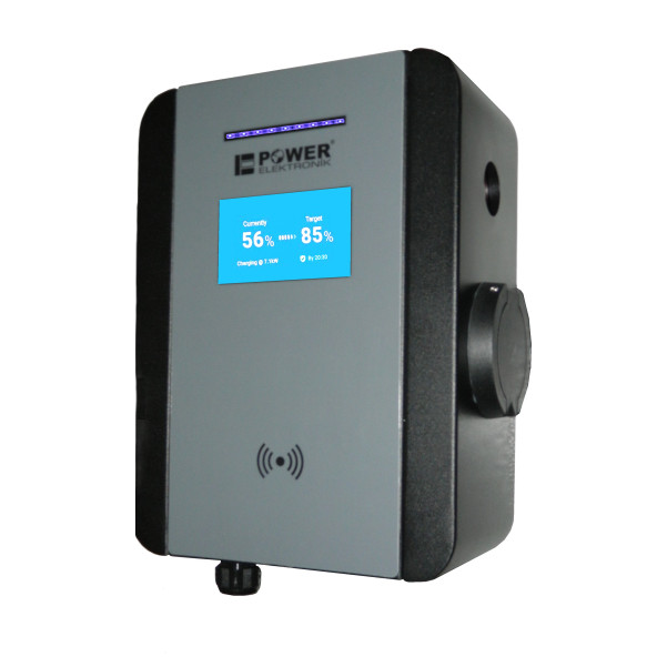 PWR33 BUSINESS -EVS-22 kW WALLBOX - TİP2 SOKET ÇIKIŞLI ELEKTRİKLİ ARAÇ ŞARJ CİHAZI - 6