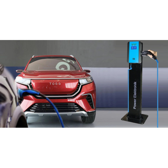 PWR33 BUSINESS -EVS-22 kW WALLBOX - TİP2 SOKET ÇIKIŞLI ELEKTRİKLİ ARAÇ ŞARJ CİHAZI - 8