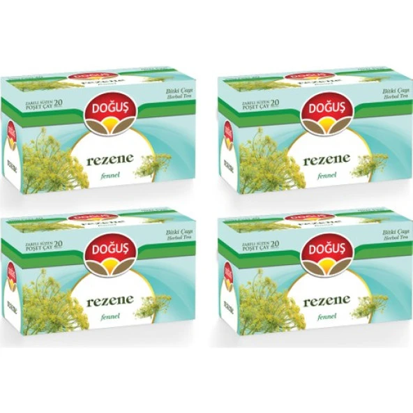 Doğuş Rezene Çayı 20'li x 4 Paket