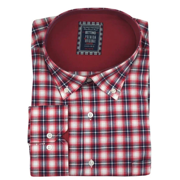 Erkek Büyük Beden 125 Kilo İçin Uygun Mevsimlik Uzun Kol Klasik Gömlek