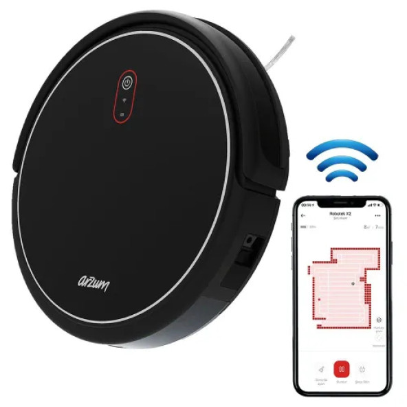 Arzum Ar4301 Robotek X2 Moplu Akıllı Robot Süpürge - Siyah - 2