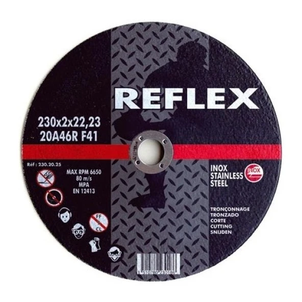 Bosch Reflex Flex Taşı Inox Kesici 115X1,0X22,2 mm A46 T Fleks Taşı 1 Adet Inox Kesme Taşı