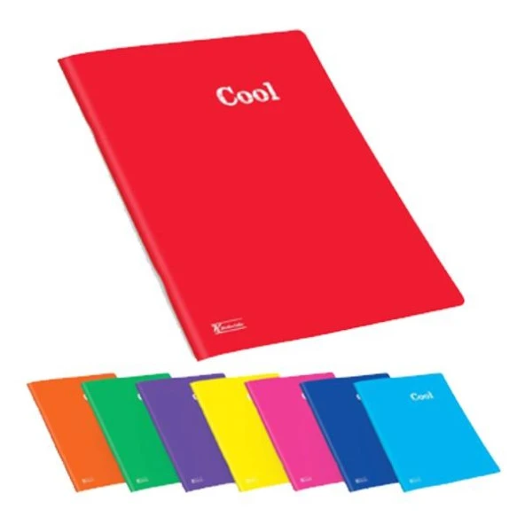Keskin Color Defter A4 40 Yaprak Çizgili Plastik Kapak Tel Dikişli Defter (12 Li Paket)
