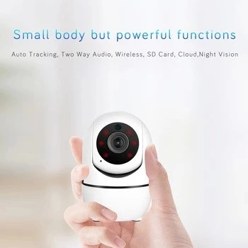 Ev Güvenlik 1080p Wifi Akıllı Kamera Bebek Monitör Hareket Algılama Sesli Alarm Ses Dinleme Gece Görüş Tf Kart Bulut Dep - 8