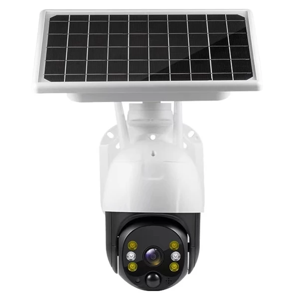 Wifi Uygulamalı Gece Görüşlü Solar Güneş Enerjili Kamera Akıllı Dış Mekan Güvenlik Kamerası - 6