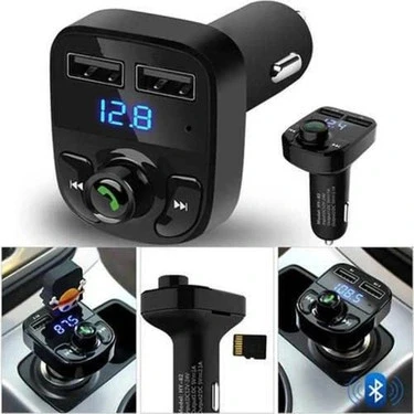 Bluetooth Fm Transmitter Car X8 ürün görseli 1