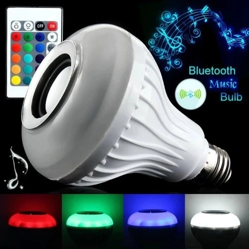 Hoparlör ve Led Lamba Uzaktan Kumandalı Ampül - 2