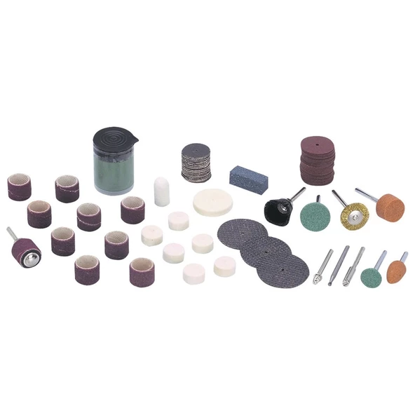 105 Parça Taşlama Zımpara Dremel Gravür Oyma Aksesuar Set - 3
