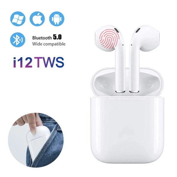 İ12  Wireless Air Bluetooth Kablosuz Kulaklık - 3
