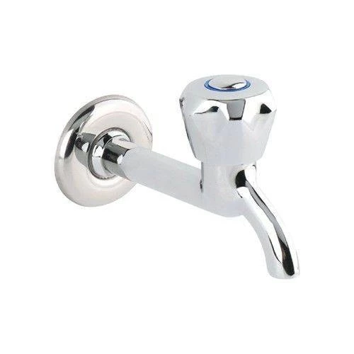 Klasik Musluk Uzun Başlık Kırmızı Sıcak Su Topbaş Topaç Koç Başlık Duvardan Tek Giriş - 2