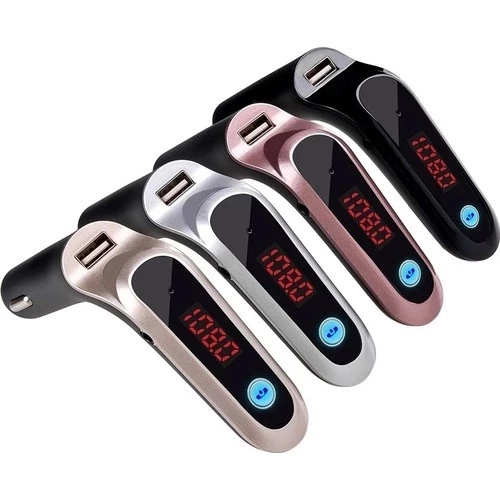 Cars7 Bluetooth Hafıza Kart Girişli 4.0 Araç Kiti Çakmaklık Mp3 Fm Transmitter - 3