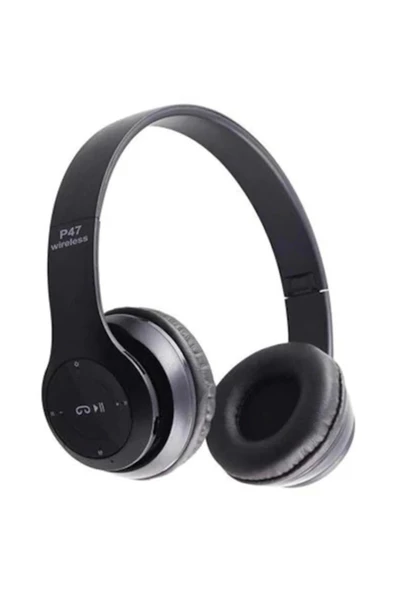 P47 Bluetooth Wireless Kulaklık Fm Radyo Extra Bass Fm Radyo Extra Bass - 3