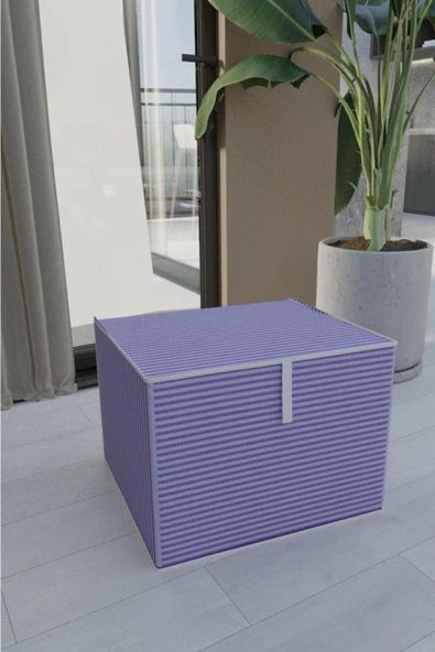 Çok Amaçlı Düzenleyici Kutu Organizer Cırt Cırtlı Hurç Maxi Boy 30cm X 40cm X 50cm (1 Adet) 7644 - 4