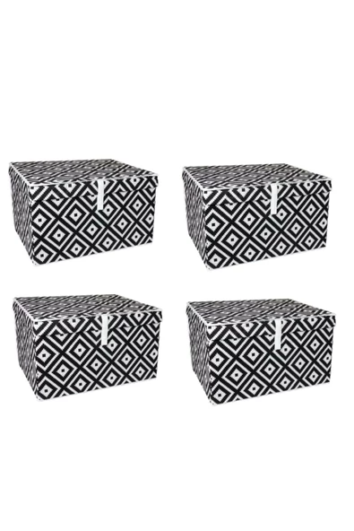 Çok Amaçlı Düzenleyici Kutu Organizer Cırt Cırtlı Hurç Maxi Boy 30cm X 40cm X 50cm (1 Adet) 7644 - 5