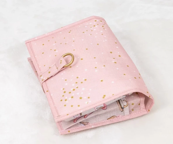 Baby Kullanımı Kolay Desenli Alt Bakım Çantası (pembe) - 2