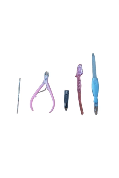 Pratik 5 Parça El Ayak Bakım Manikür Pedikür Seti - 2