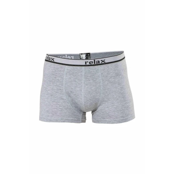 LOOMLUX Relax Pamuklu Esnek Erkek Boxer Gri - 1268a