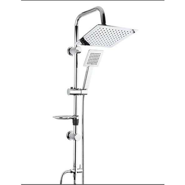 Rain Duş Robotu Tepe Duş Seti Duş Başlığı Sistemi Ledli Duş Başlık Hediyeli - 3