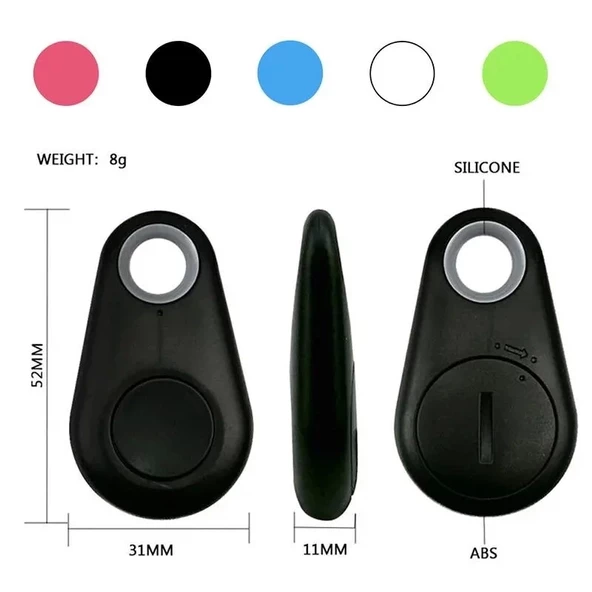 Mini Akıllı Anahtar Bulucu Bluetooth Tracker Evcil Hayvan ve Eşya Gps Bulucu Anti-kayıp Sensör - 3