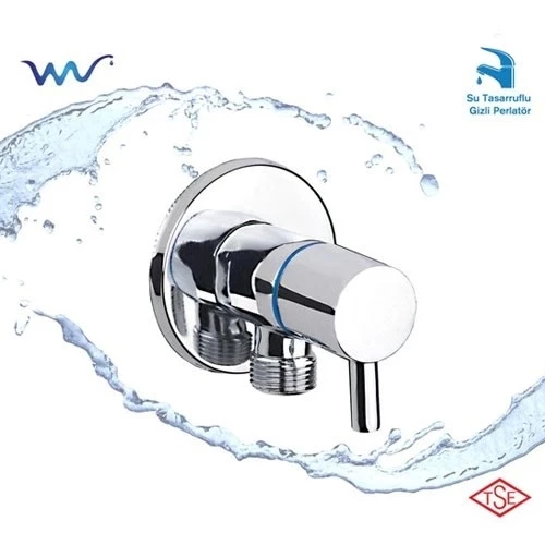 2li Çubuk Kollu Aç Kapa Taharet Musluğu - 2